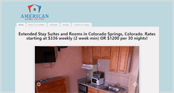 Desktop Screenshot of americanhomesuites.com